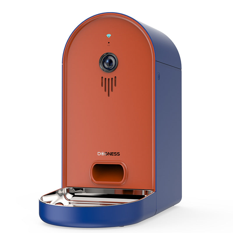 Intelligenter Futterautomat für Haustiere mit automatischer Fütterung und Fernüberwachung