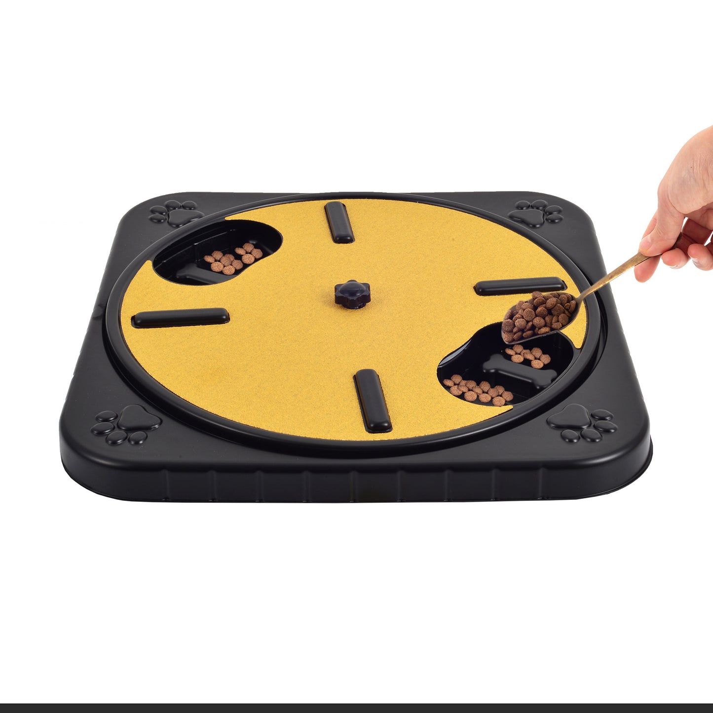 Dog Scratch Board with 360° Rotating Design – Nail Trimmer & Treat Puzzle for Pets 🐾