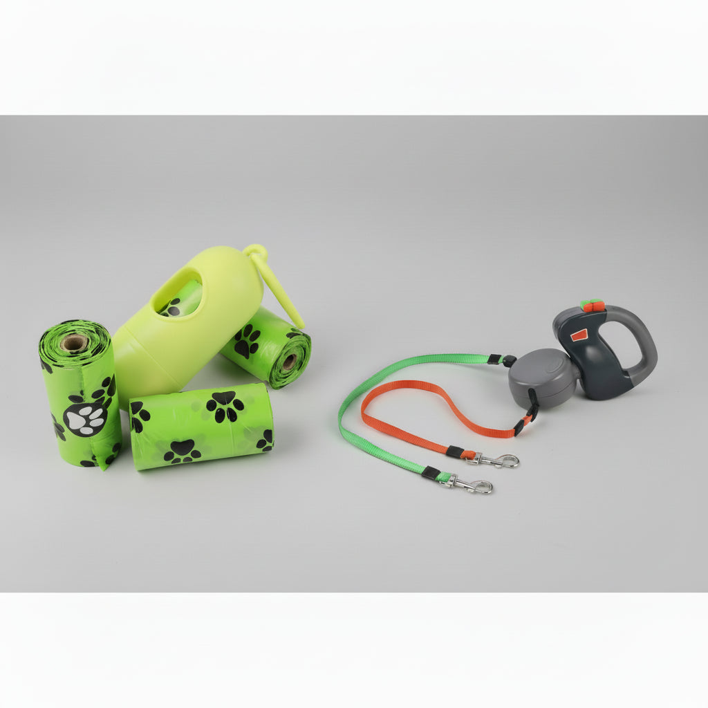 Retractable Dual Dog Walking Leash