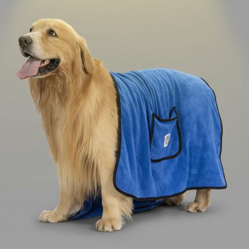 Super Absorbent Quick-Dry Dog Bath Towel FURRYKU