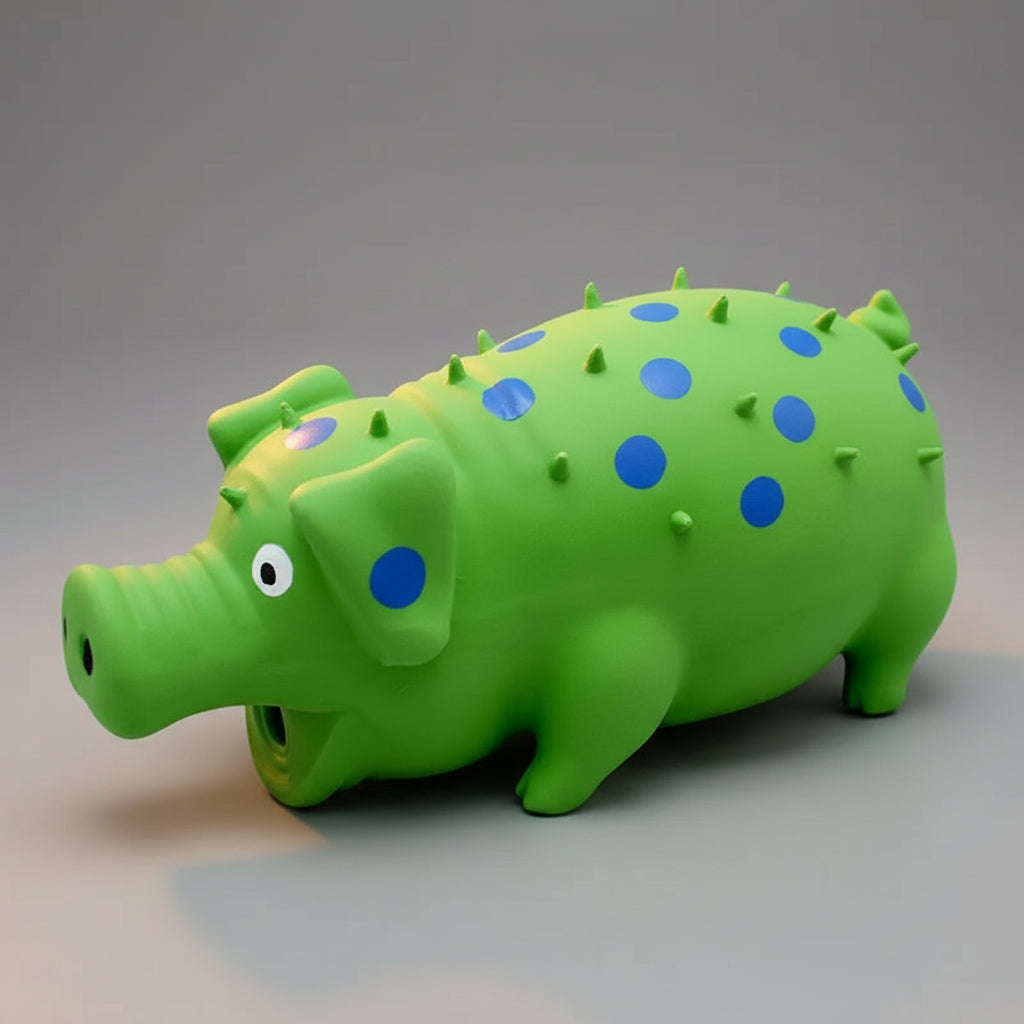 Tough Squeaky Pig Dog Toy FURRYKU
