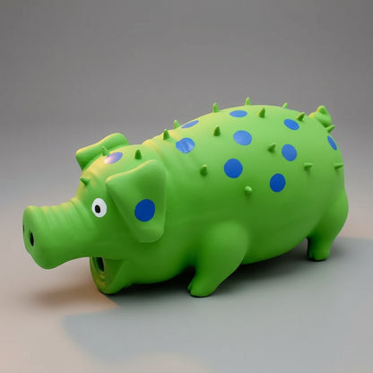 Tough Squeaky Pig Dog Toy FURRYKU