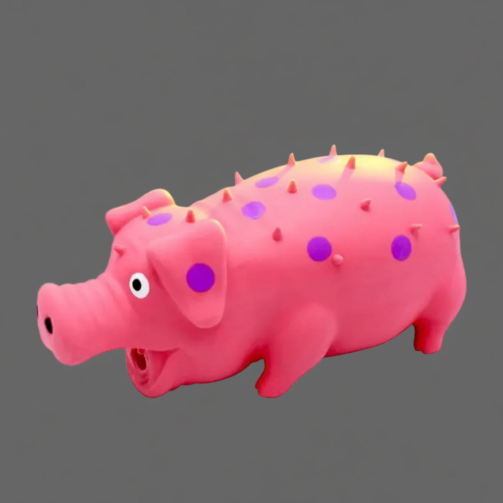 Tough Squeaky Pig Dog Toy FURRYKU