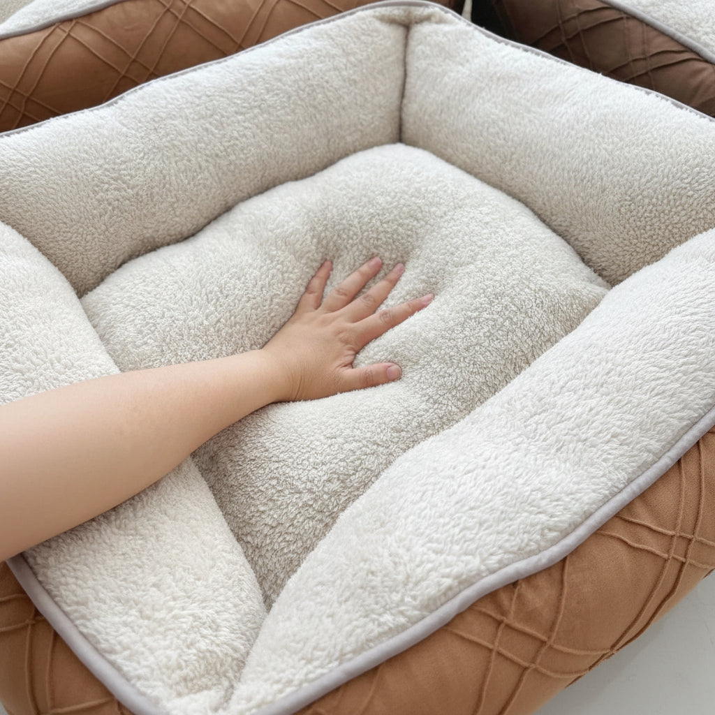 Cozy Corduroy Indoor Dog Bed FURRYKU