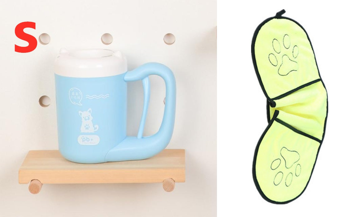 Hundepfoten-Reinigungsbecher, Silikon-Waschbürste, Pfotenreiniger 🐾