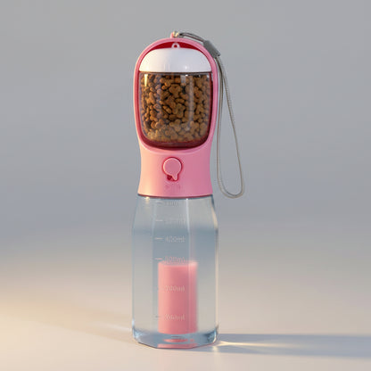 3-in-1 Portable Dog Water Bottle & Food Container