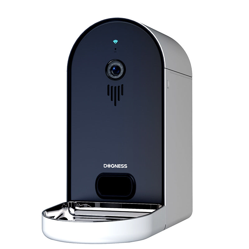 Intelligenter Futterautomat für Haustiere mit automatischer Fütterung und Fernüberwachung