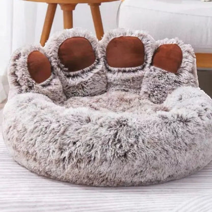 Warm Fleece-Lined Dog Bed FURRYKU