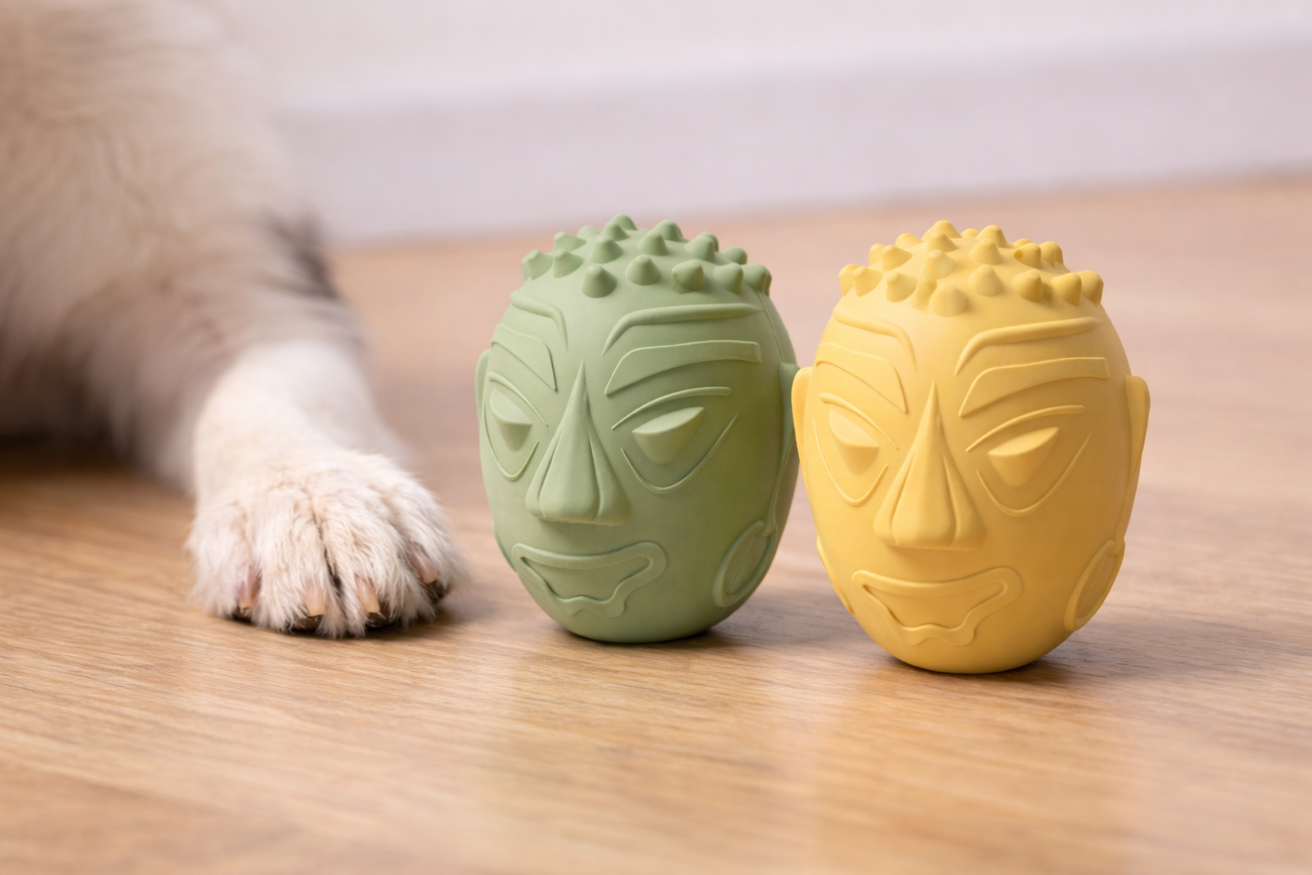 Retro Mask Squeaky Dog Toy