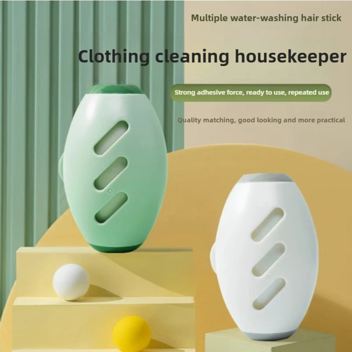 Wiederverwendbare, superklebende Fusselrolle – waschbar, tragbar und umweltfreundlich 🐾