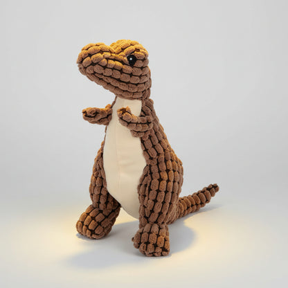 Plush Dinosaur Dog Toy with Squeaker FURRYKU