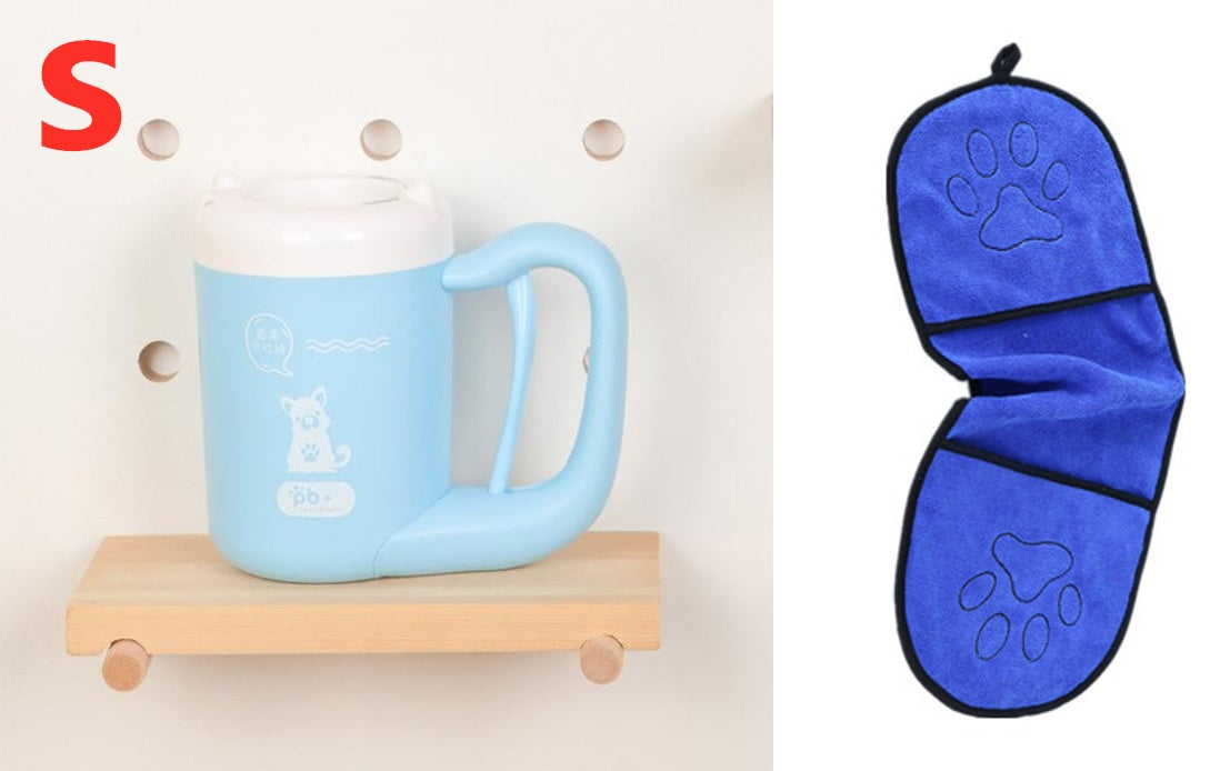 Hundepfoten-Reinigungsbecher, Silikon-Waschbürste, Pfotenreiniger 🐾