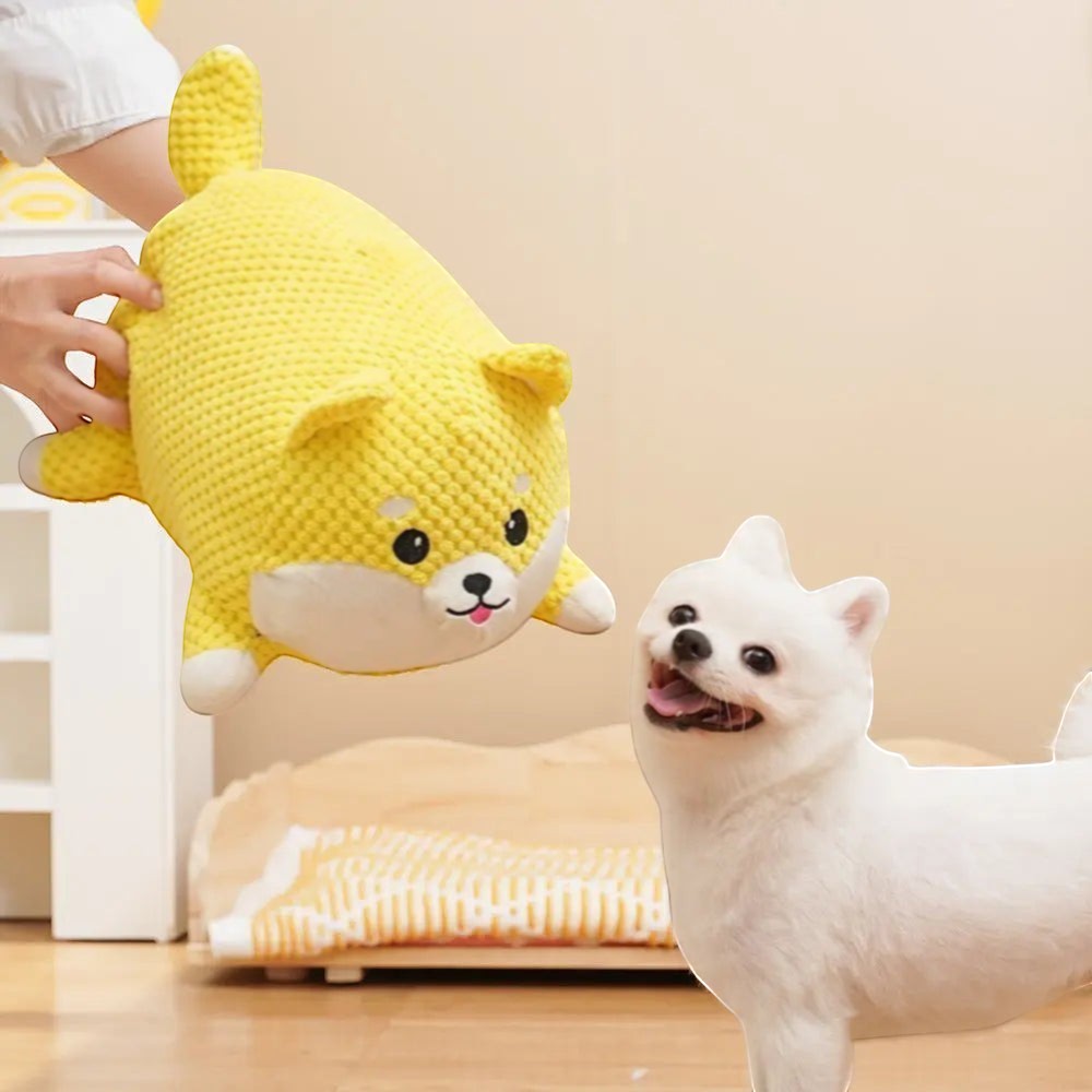 Plush Squeaky Dog Toy FURRYKU