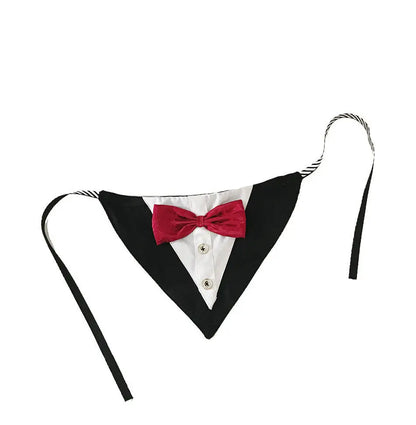 Classic Bow Tie Dog Collar - Instant Style Your Dog Doesn’t Even Notice, But You Do FURRYKU
