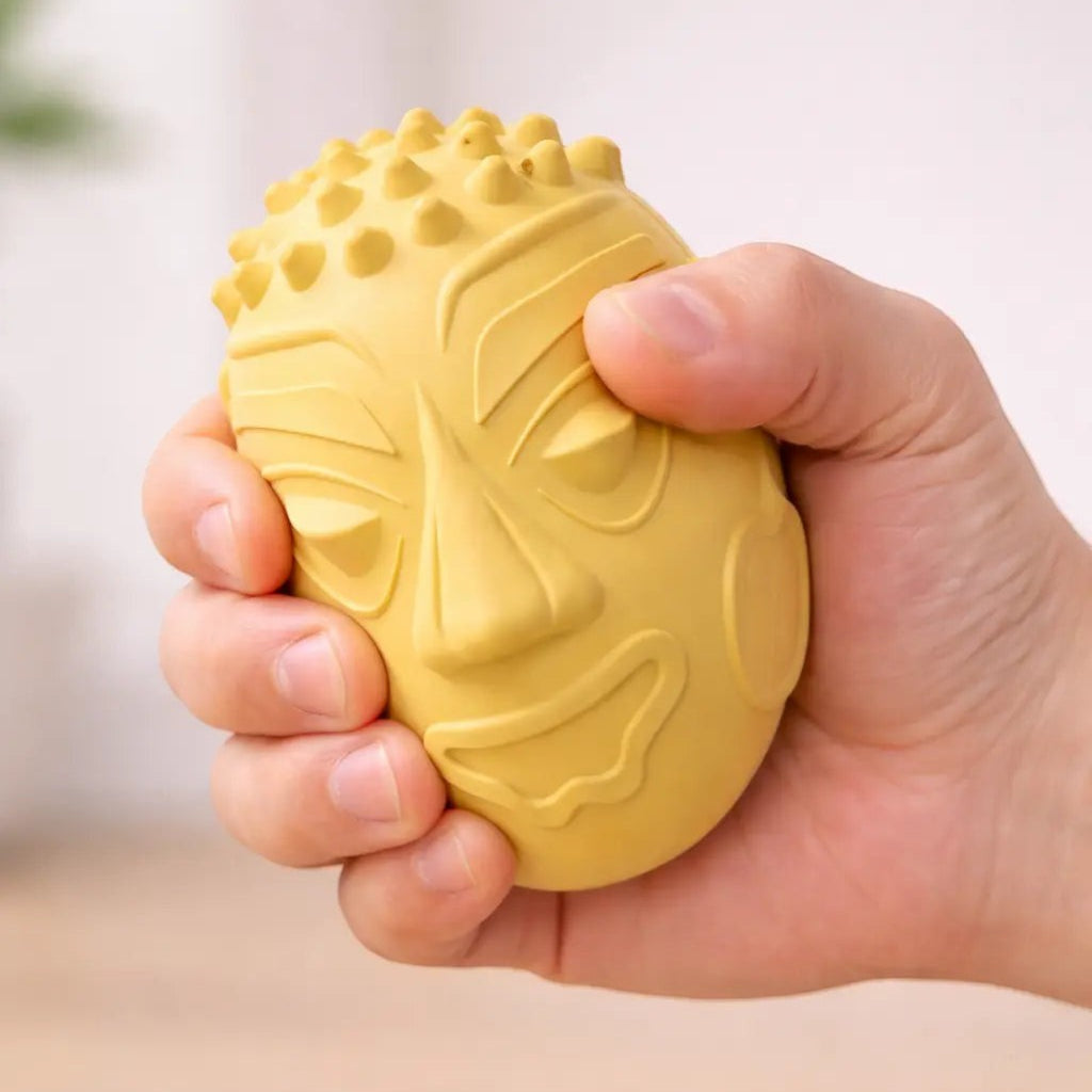 Retro Mask Squeaky Dog Toy FURRYKU