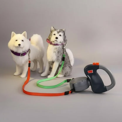 Retractable Dual Dog Walking Leash FURRYKU
