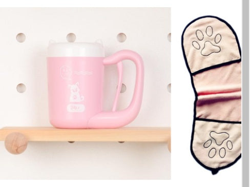 Hundepfoten-Reinigungsbecher, Silikon-Waschbürste, Pfotenreiniger 🐾