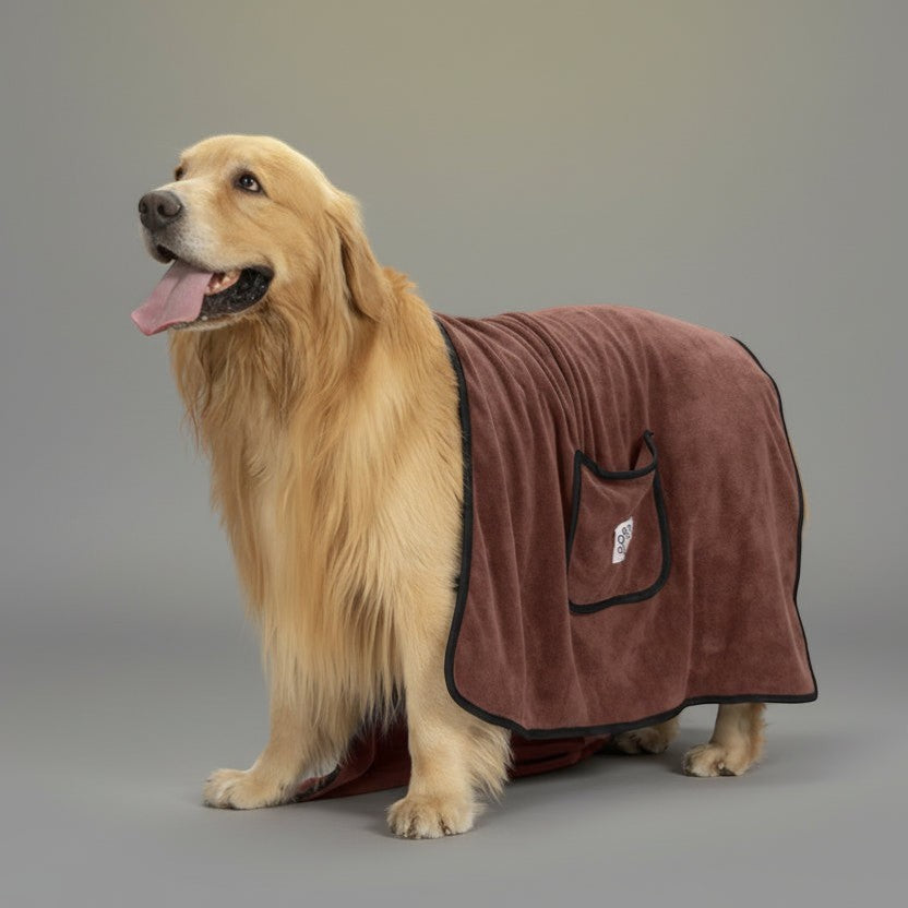 Super Absorbent Quick-Dry Dog Bath Towel FURRYKU