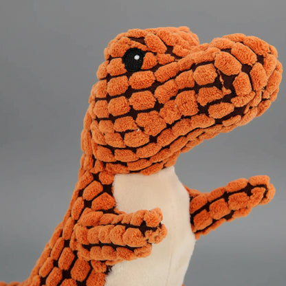 Plush Dinosaur Dog Toy with Squeaker FURRYKU