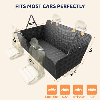 Rear Seat Car Pet Mat for Dogs FURRYKU