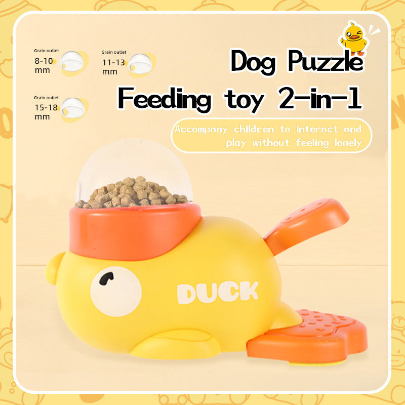 Dog Puzzle Feeder – Interactive Duck Design Treat Dispenser & Training Toy🐾
