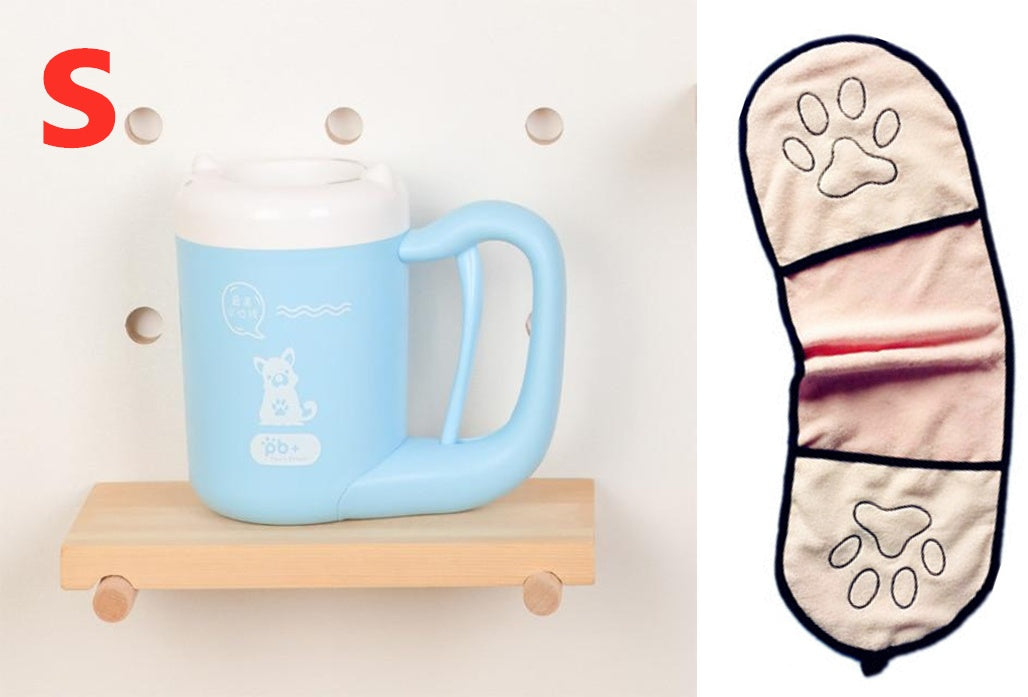 Hundepfoten-Reinigungsbecher, Silikon-Waschbürste, Pfotenreiniger 🐾