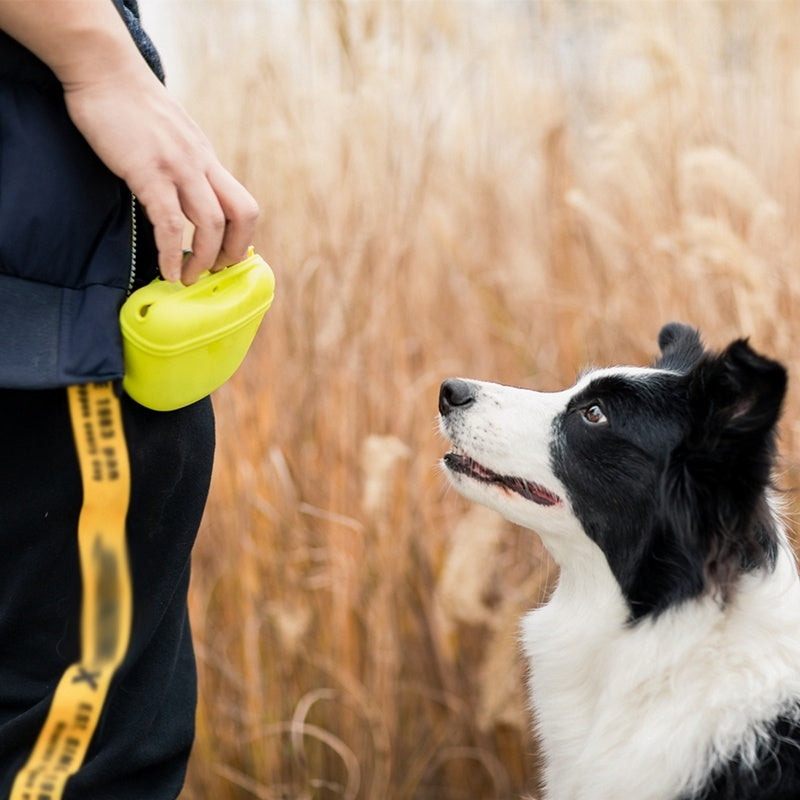 Portable Dog Treat Waist Bag – Snack & Reward Pouch for Training🐾