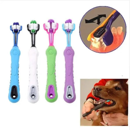 3-Sided Plush Dog Toothbrush FURRYKU
