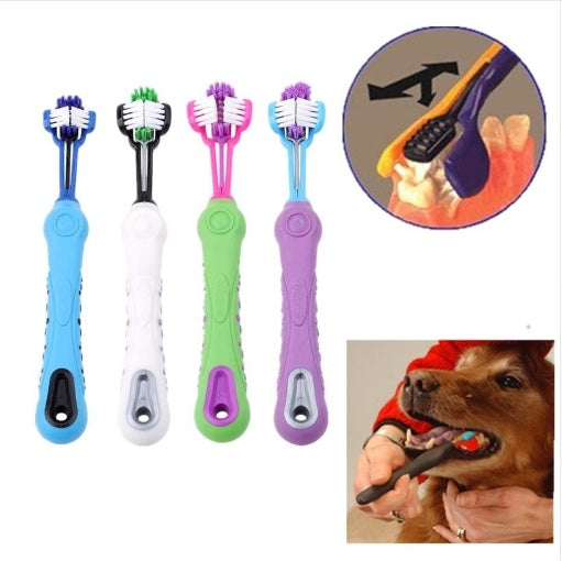 Toothbrush – Pet Plush Dog Dental Care Brush 🐾