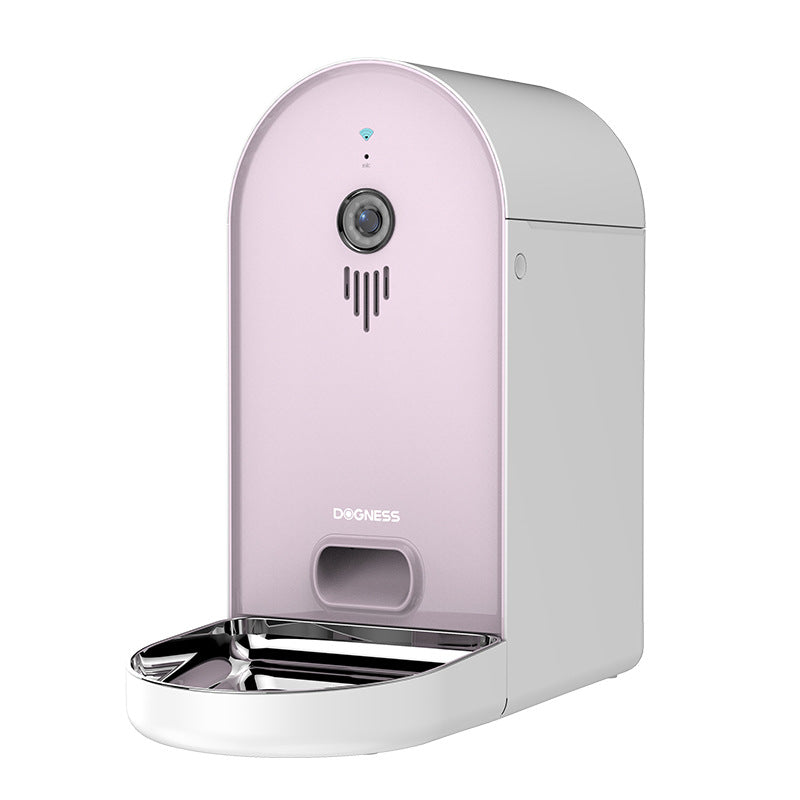 Intelligenter Futterautomat für Haustiere mit automatischer Fütterung und Fernüberwachung