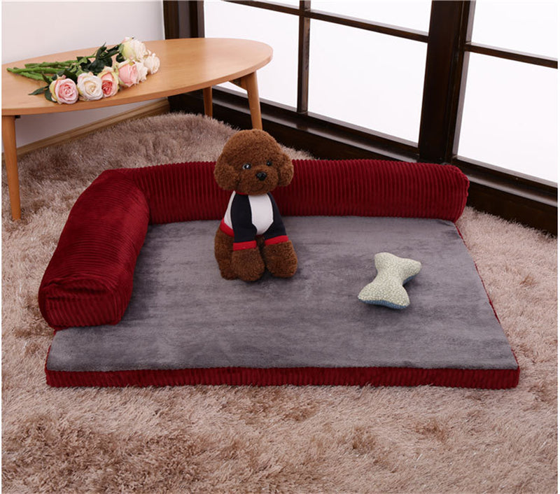 Pet Dog Bed – Corduroy Pet Sofa for Dogs & other Pets 🐾