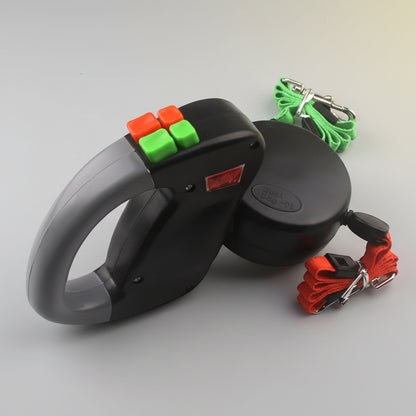 Retractable Dual Dog Walking Leash FURRYKU