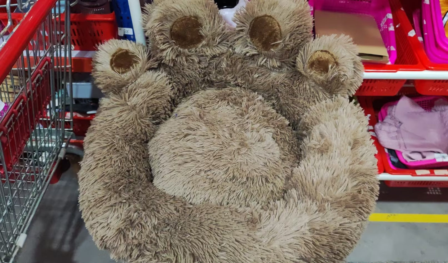 Lit pour chien doublé de polaire chaude – Matelas canapé-chenil pour chiens moyens et grands 🐾