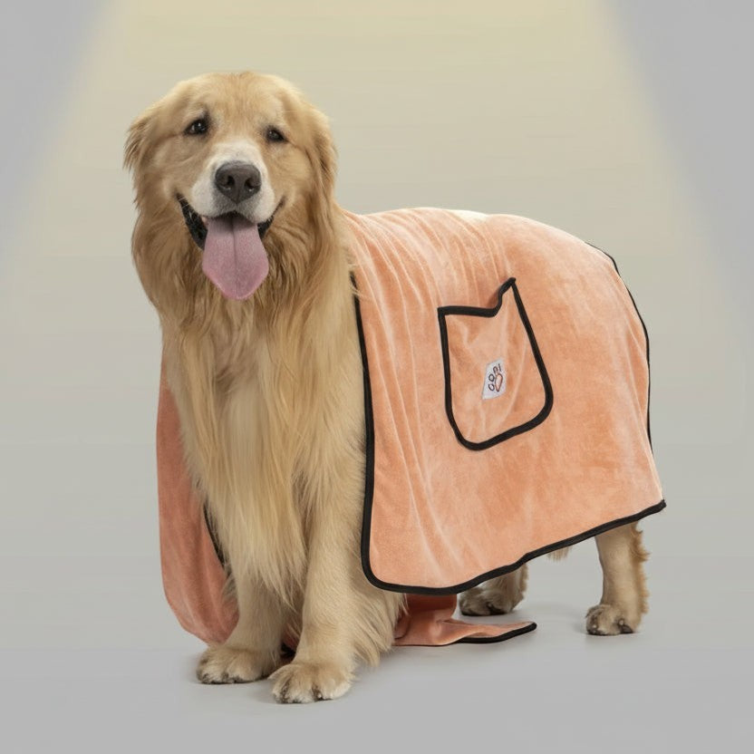 Super Absorbent Quick-Dry Dog Bath Towel FURRYKU