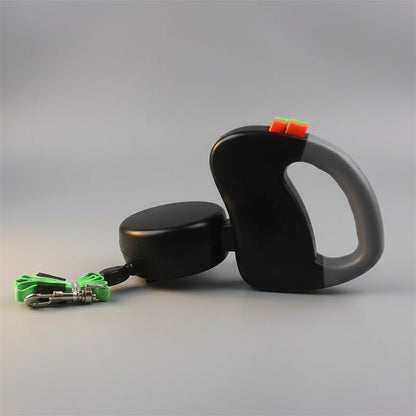 Retractable Dual Dog Walking Leash FURRYKU