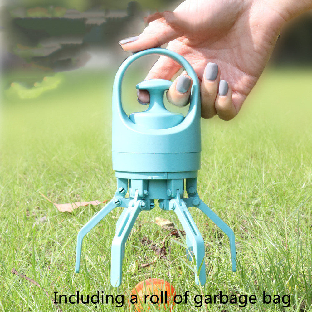 Portable Lightweight Dog Pooper Scooper with Built-in Poop Bag Dispenser