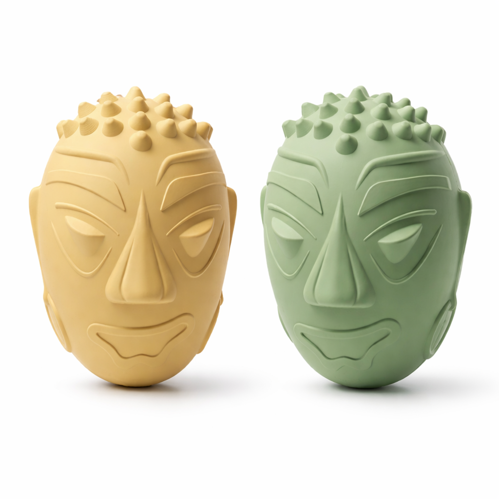 Retro Mask Squeaky Dog Toy