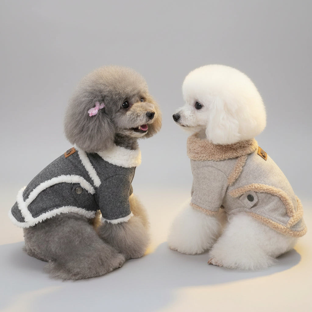 Winter Velvet Dog Jacket FURRYKU