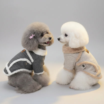 Winter Velvet Dog Jacket FURRYKU