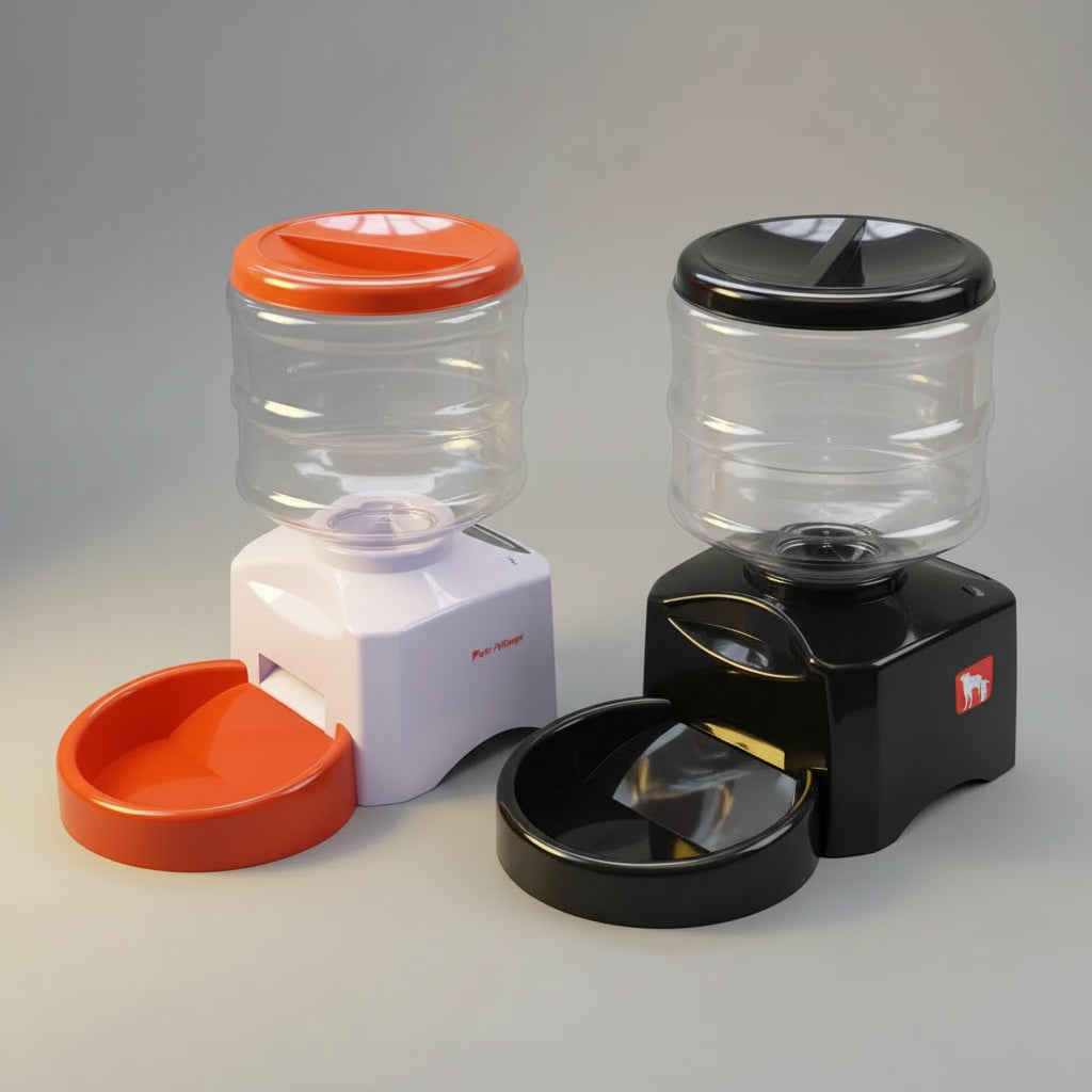 5.5L Automatic Dog Feeder with Voice Recording & LCD Screen FURRYKU