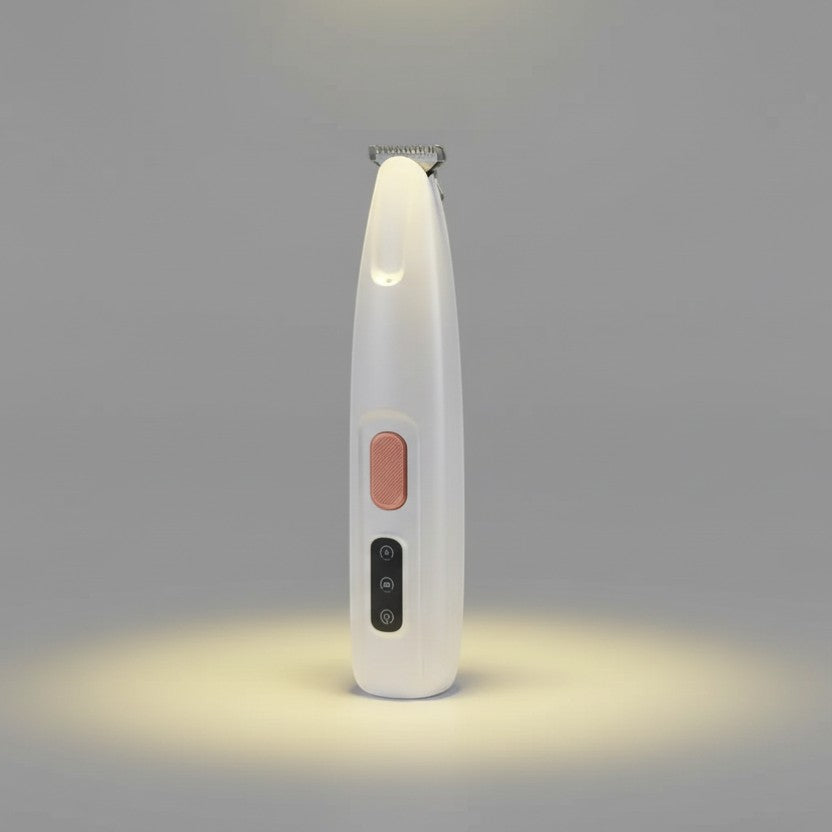 Dog Paw Trimmer with LED Light – Cordless Electric Grooming Tool FURRYKU