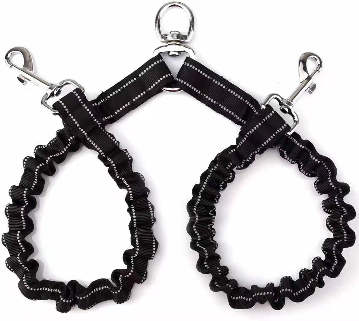 Double-Ended Adjustable Dog Traction Rope – One-to-Two Pet Leash 🐾