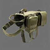 Tactical Dog Harness – Adjustable Molle Vest