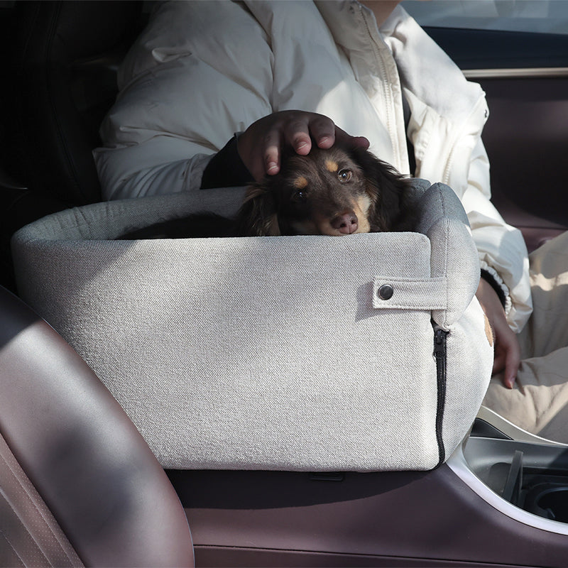 Portable Pet Seat Bed – Safety Travel Carrier for Small Pets 🐾