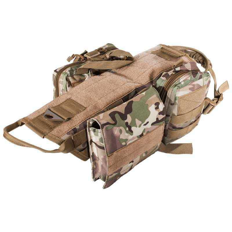 Ihrtrade Tactical Dog Harness – Adjustable Molle Vest for Military & Outdoor Training 🐾