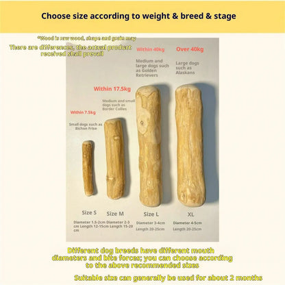 Coffee Wood Dog - Natural Tooth-Cleaning Chew Toy FURRYKU