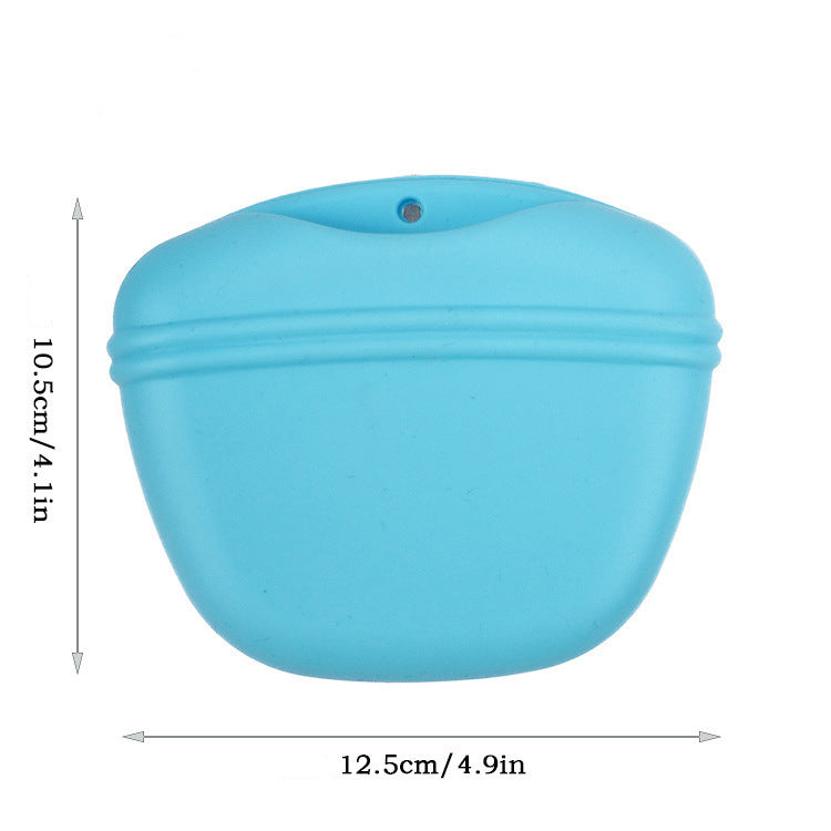 Portable Dog Treat Waist Bag – Snack & Reward Pouch for Training🐾