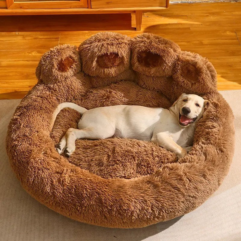Warm Fleece-Lined Dog Bed FURRYKU