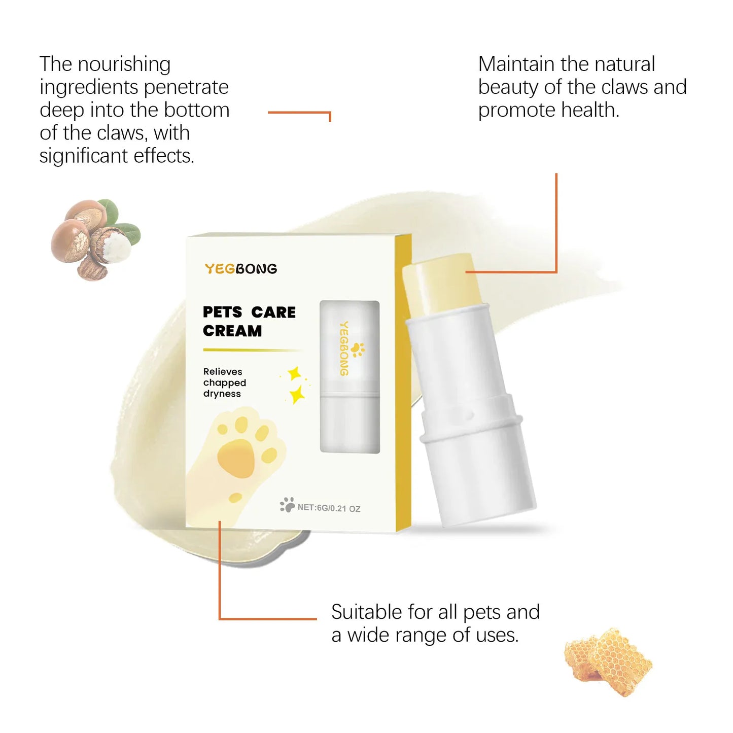 Pocket-Size Paw Balm Stick for Dogs