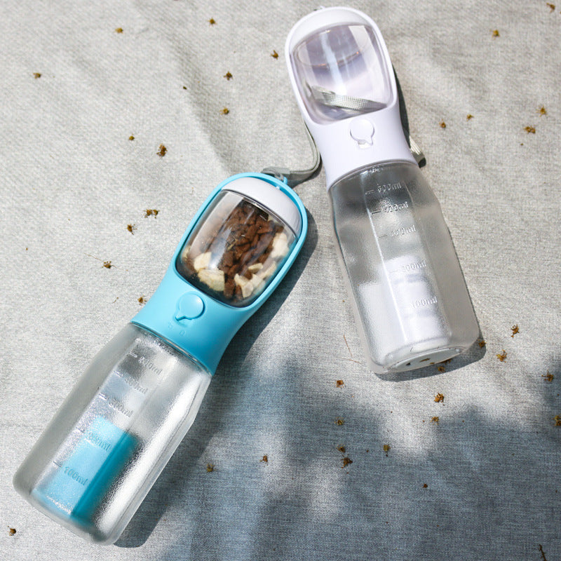 3-in-1 Portable Dog Water Bottle & Food Container